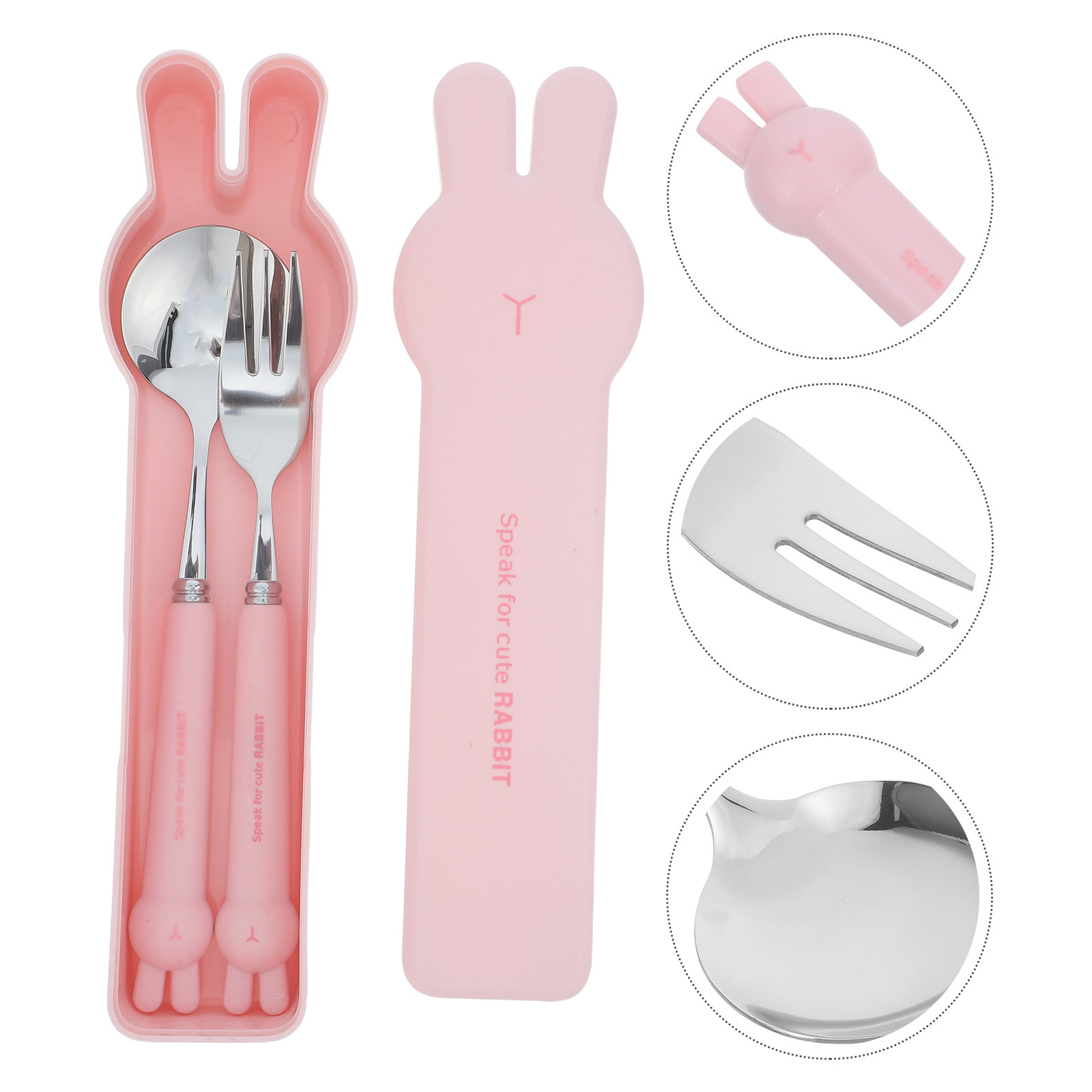 Camp Utensil Set - 1Set Stainless Steel Cutlery Set Portable