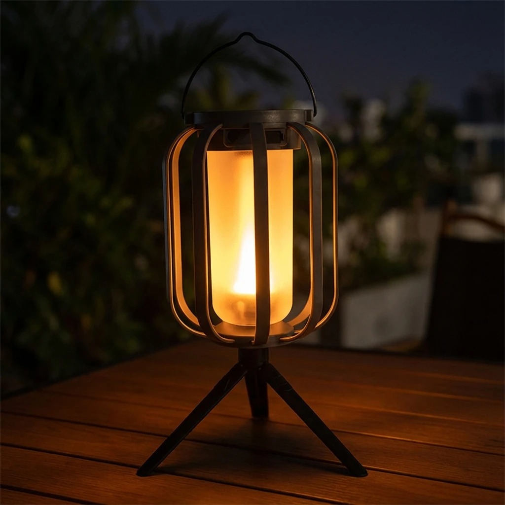 Camping Solar Lantern - Vintage Portable LED Camping Lantern Outdoor
