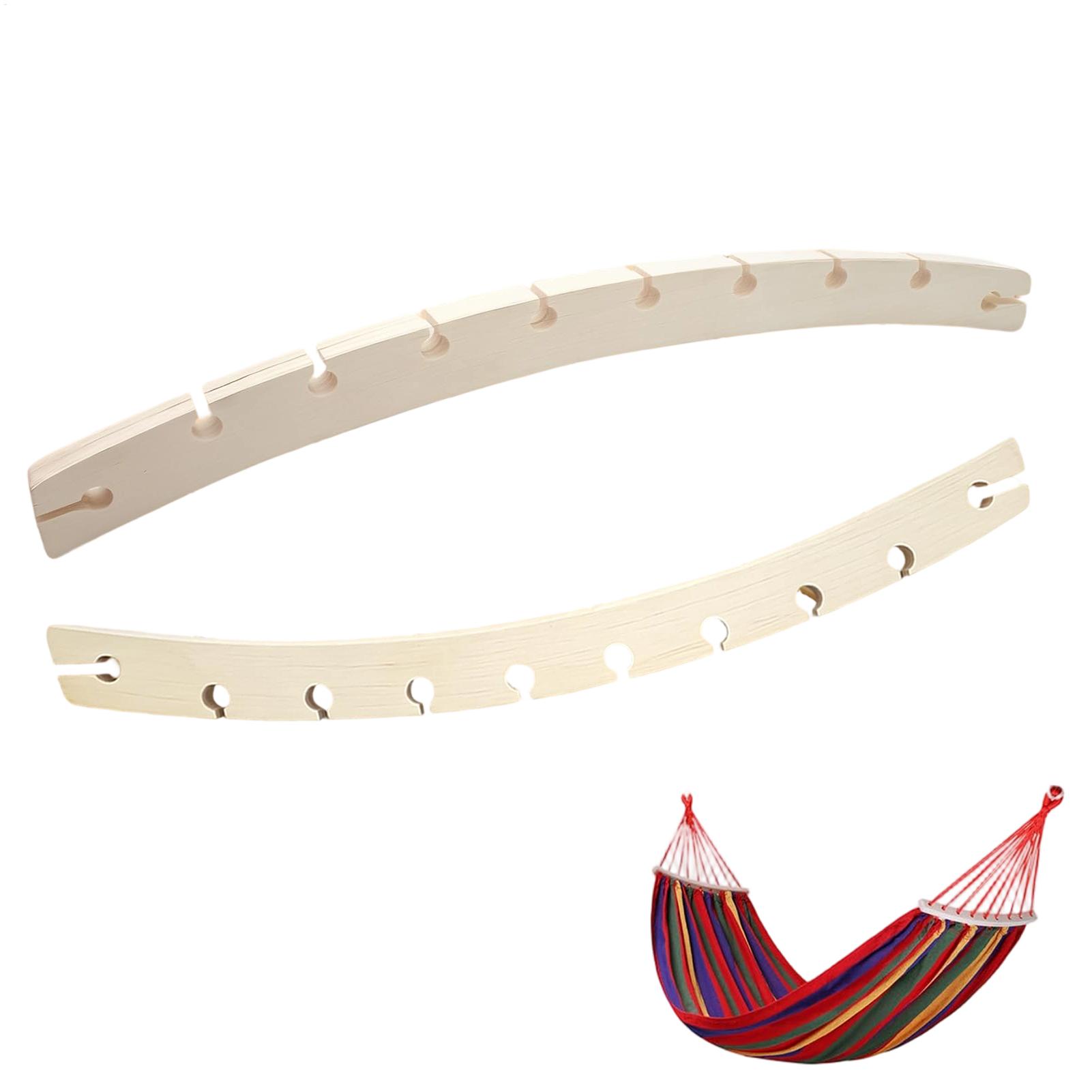 Camping Hammock - 2 Pieces 10-Hole Wooden Hammock Spreader