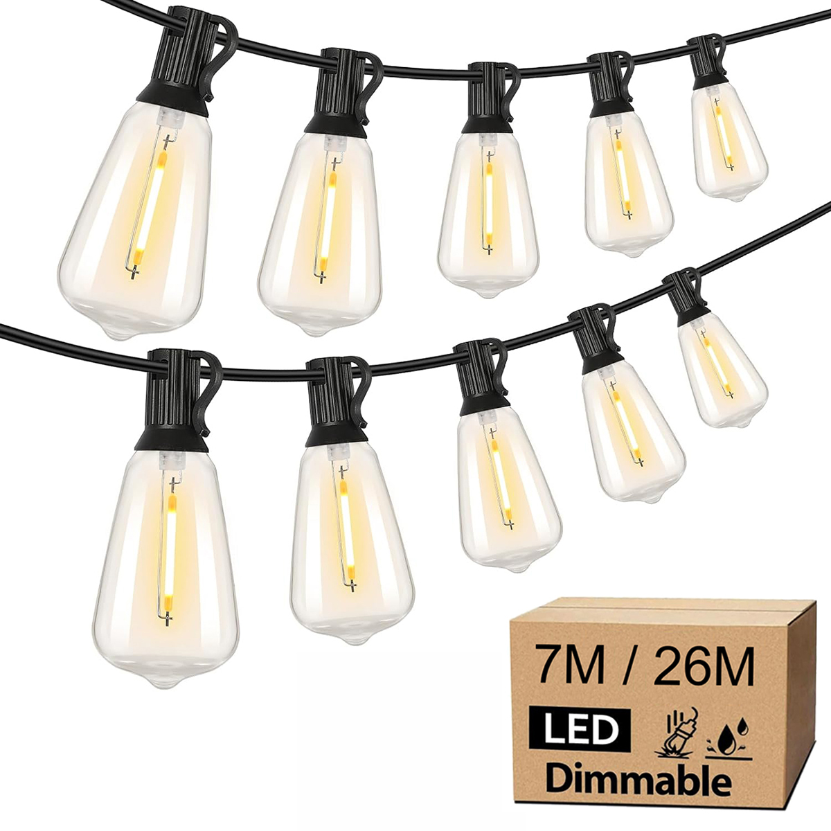 Outdoor Camping Lights String - LED String Lights LED Outdoor ST38