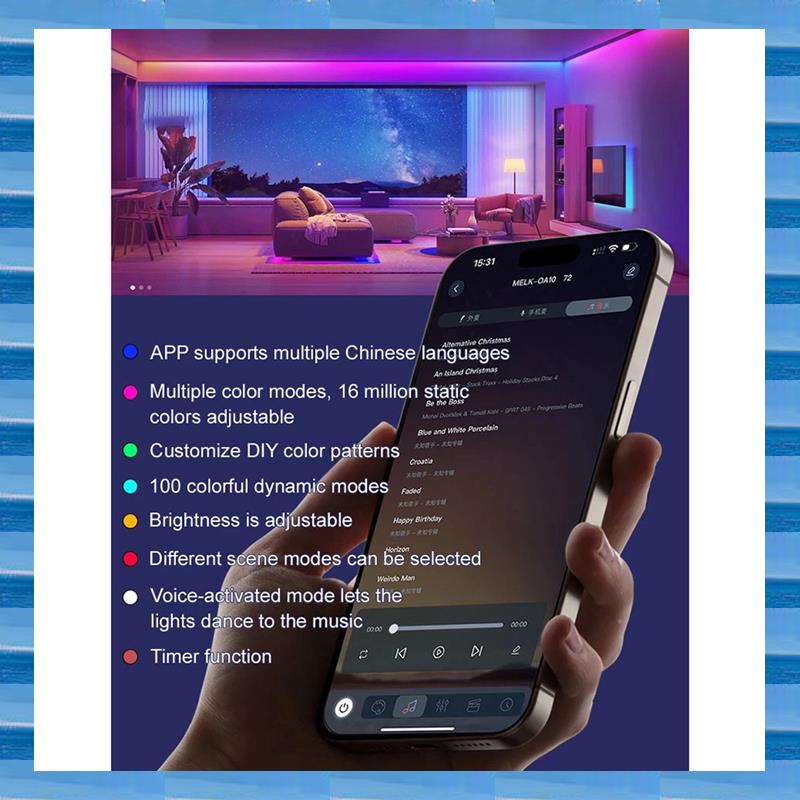 Outdoor Camping Lights String - AT53 Nachtlampje LED Night Light Smart