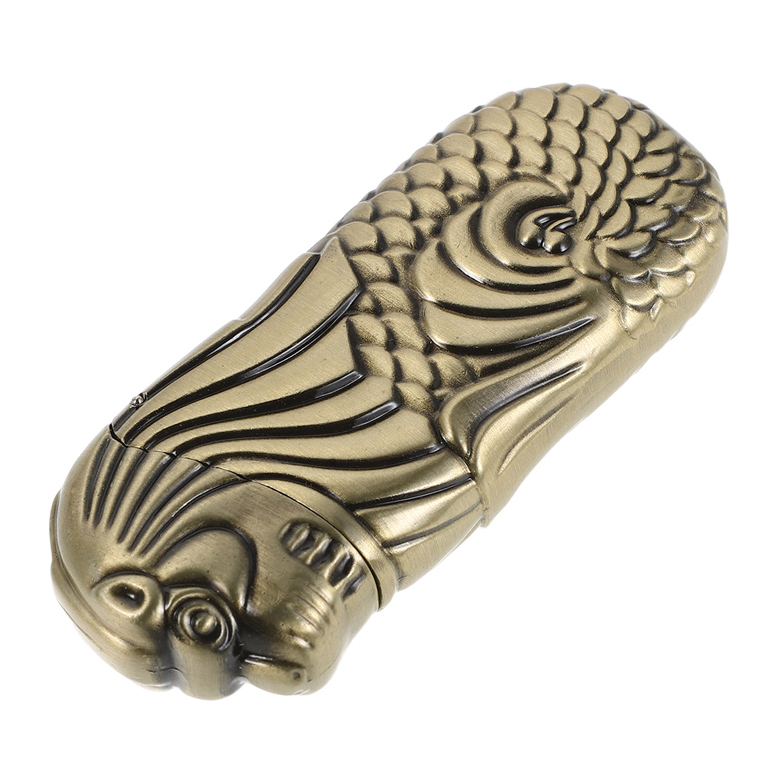 Outdoor Camping In Singapore - Embossed Merlion Metal Explosion Proof Lighter
