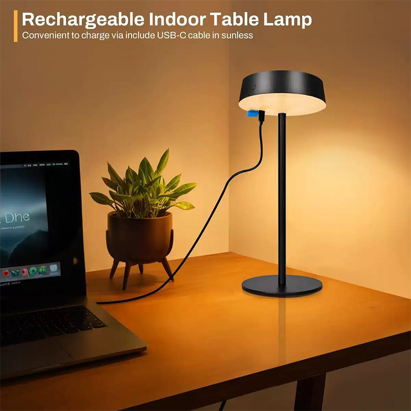 Camping Solar Lantern - Solar Table Lamp Dimmable LED Desk