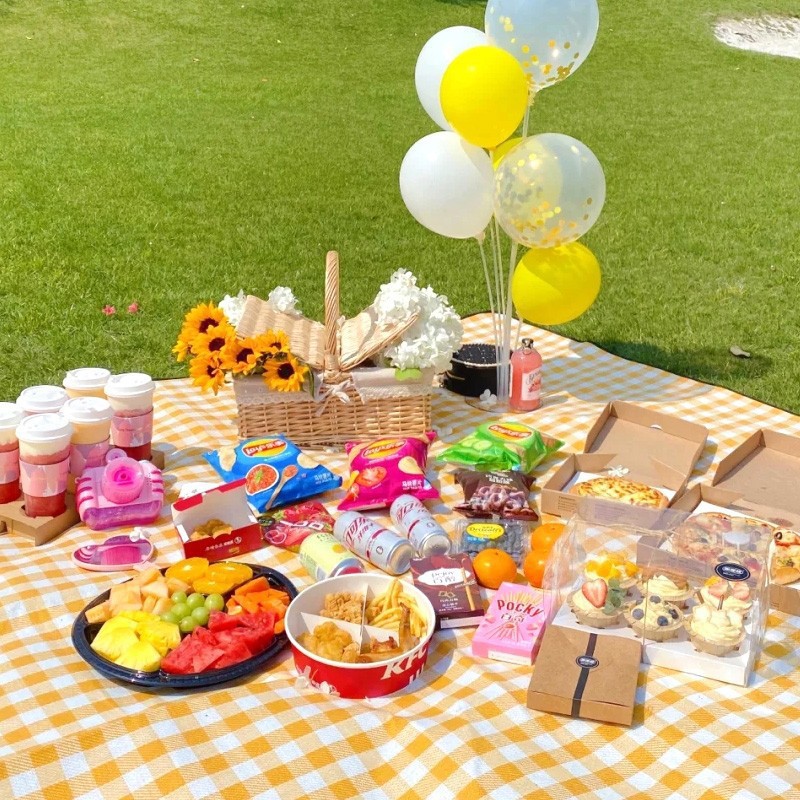 200x200cm Extra Large Picnic M - Outdoor Camping Mat ulasan dan harga