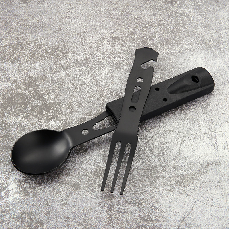 Stainless Steel Camping Cutler - Camp Utensil Set ulasan dan harga