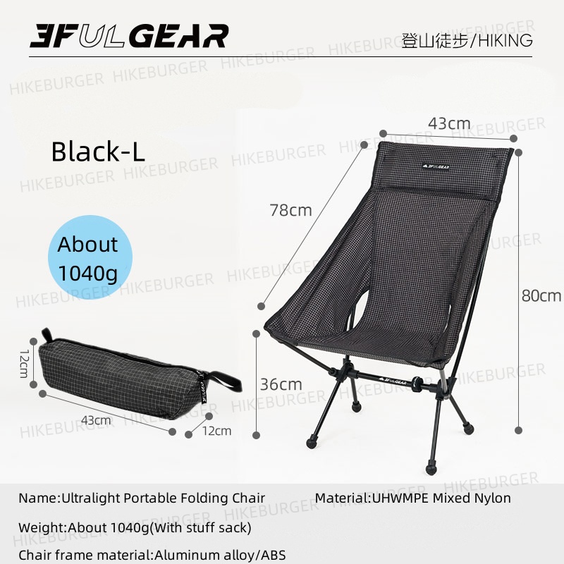 3F UL GEAR Outdoor Ultralight  - Outdoor Camping Recliner Chairs ulasan dan harga