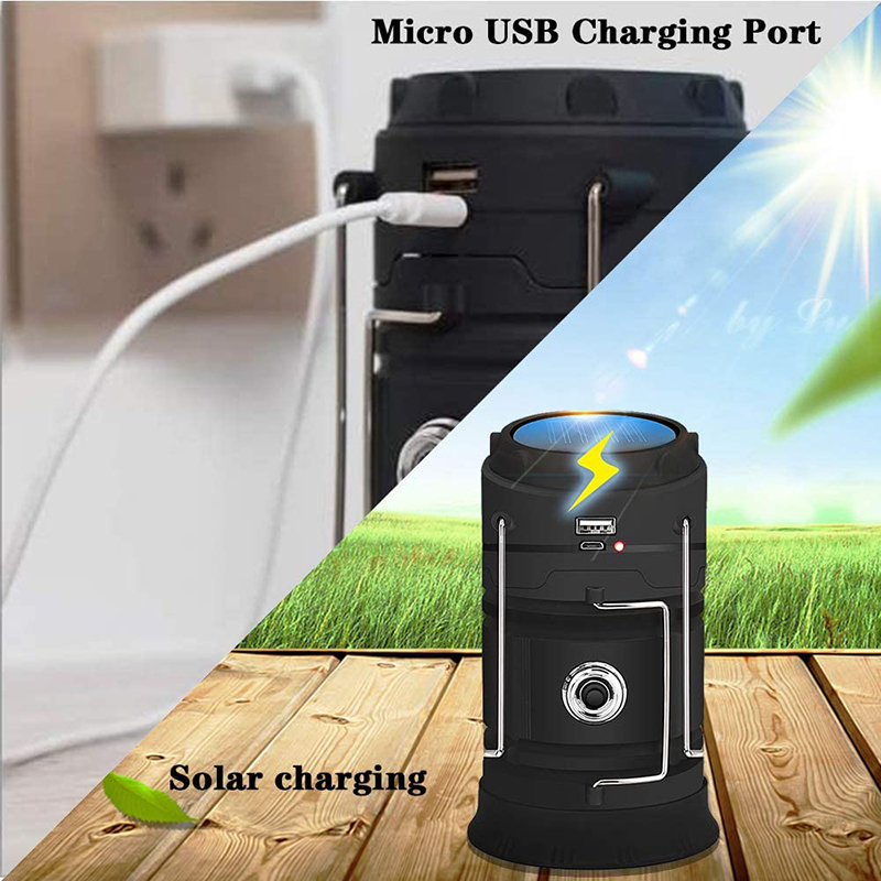 RTS Portable Multifunctional W - Camping Solar Lantern ulasan dan harga