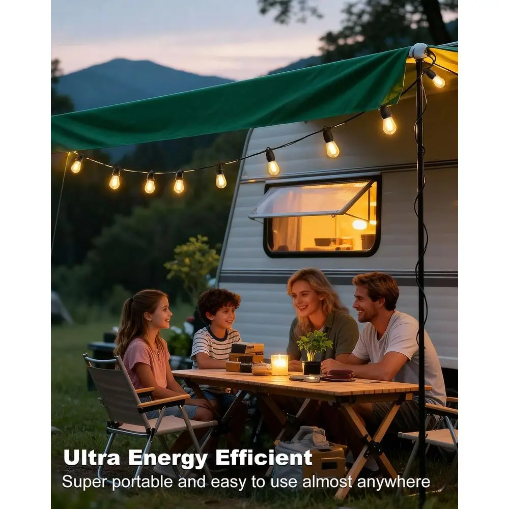 24.6ft USB Powered String Ligh - Outdoor Camping Lights String ulasan dan harga