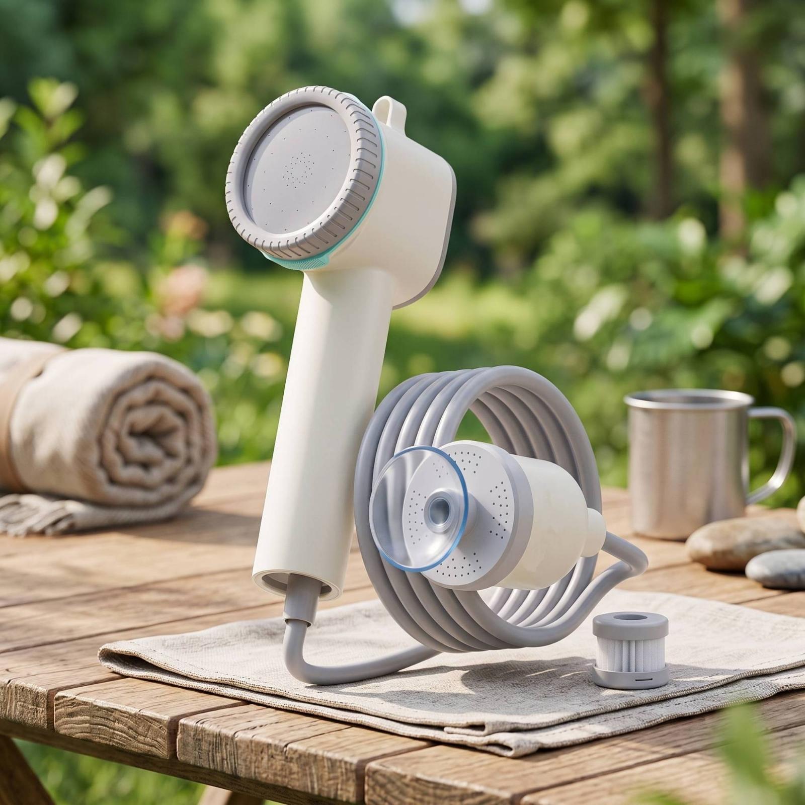 Handheld Portable Electric Sho - Outdoor Camping Shower ulasan dan harga
