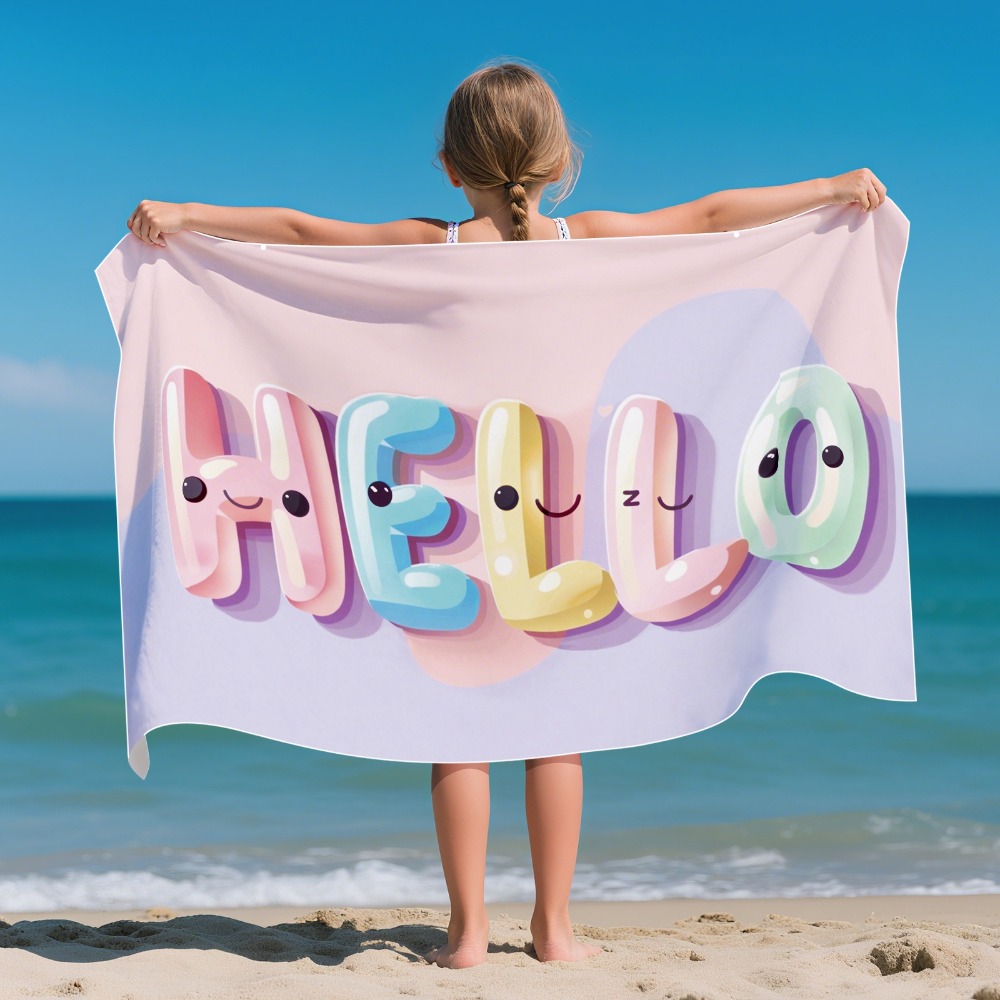 Cartoon Pattern Beach Towel Ki - Outdoor Camping Mat ulasan dan harga