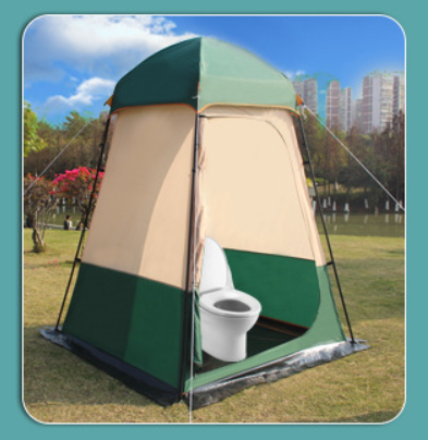 Large Size Oxford Fabric Four- - Outdoor Camping Shower ulasan dan harga