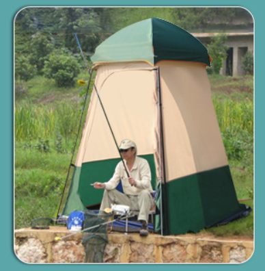 Large Size Oxford Fabric Four- - Outdoor Camping Shower ulasan dan harga