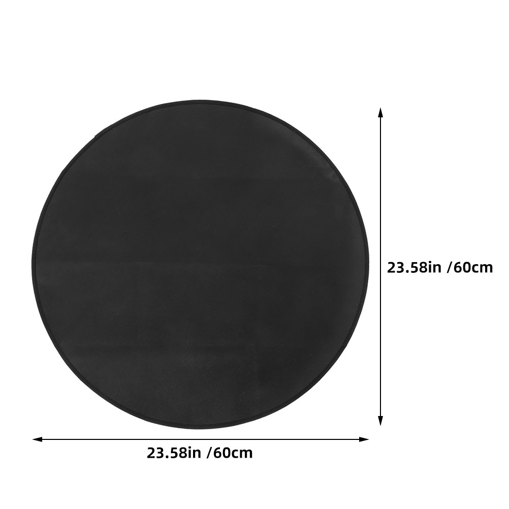 Round Fireproof Bbq Mat 24 Inc - Outdoor Camping Mat ulasan dan harga
