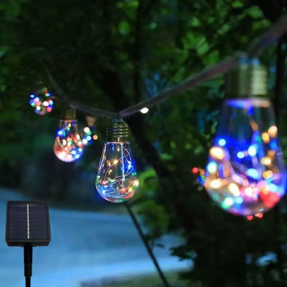 1PC 5M10LED Solar Hemp Rope Pa - Outdoor Camping Lights String ulasan dan harga