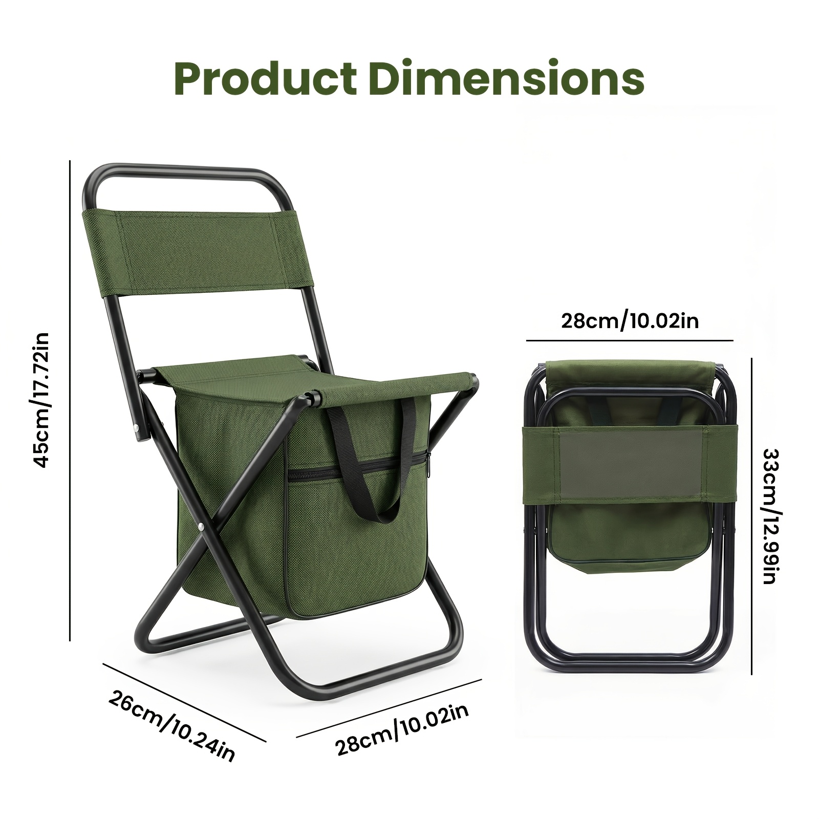 2 in 1 Camping Chair with Larg - Outdoor Camping Recliner Chairs ulasan dan harga