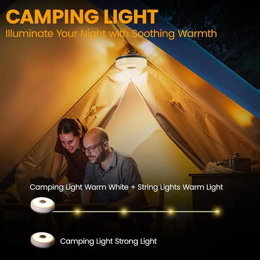 Rechargeable Camping String Li - Outdoor Camping Lights String ulasan dan harga