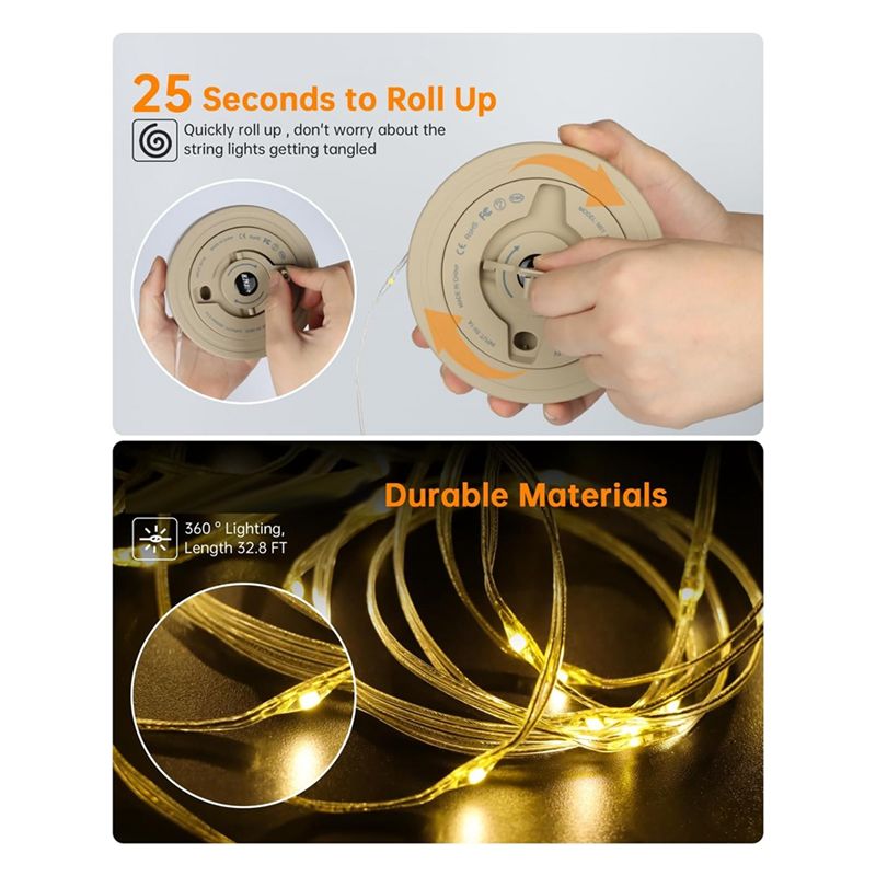 A36T-2-In-1 Outdoor Camping St - Outdoor Camping Lights String ulasan dan harga
