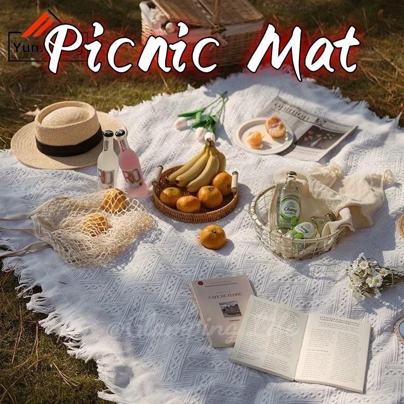 【CC】Picnic Blanket Camping Bla - Outdoor Camping Mat ulasan dan harga