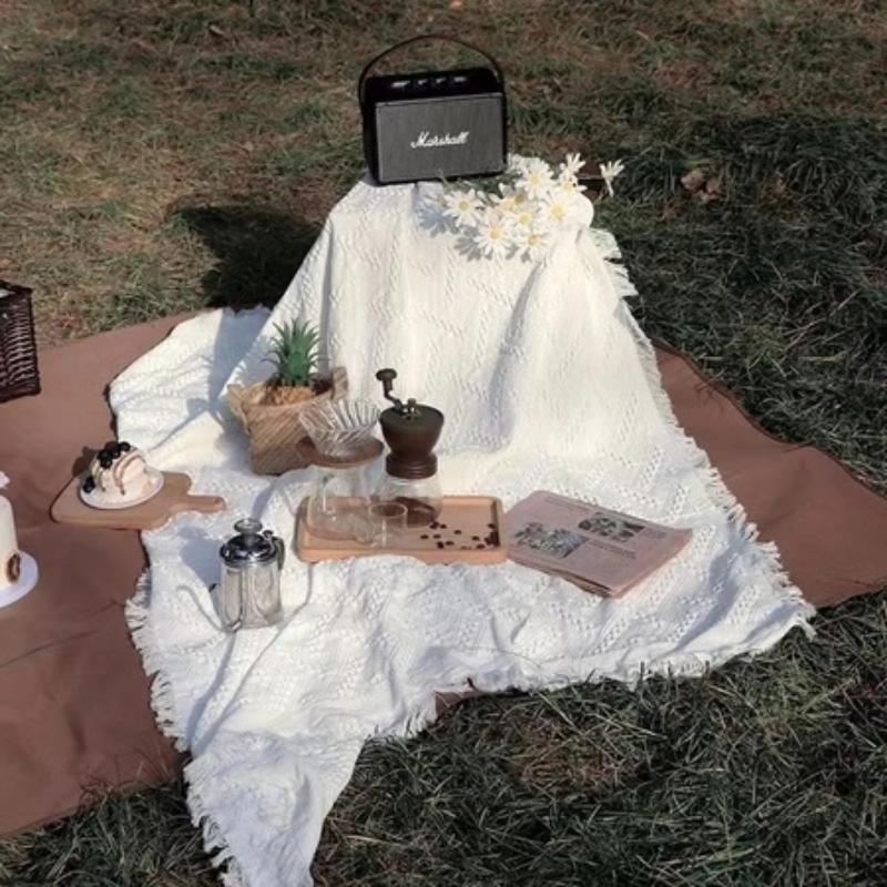 【CC】Picnic Blanket Camping Bla - Outdoor Camping Mat ulasan dan harga