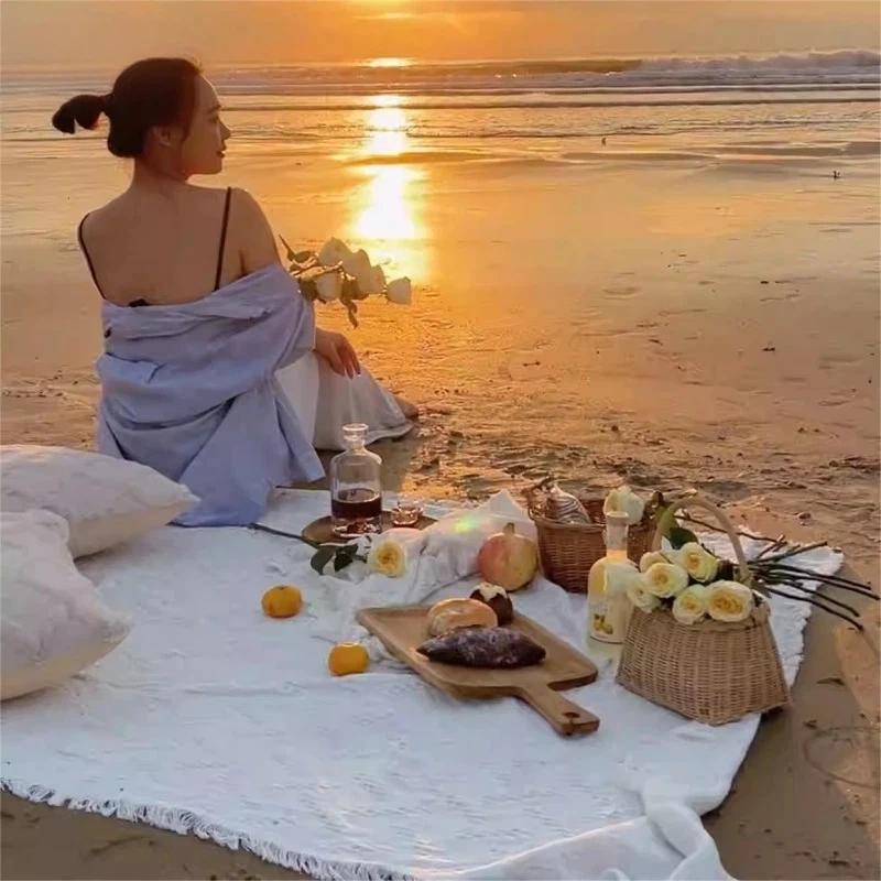 【CC】Picnic Blanket Camping Bla - Outdoor Camping Mat ulasan dan harga