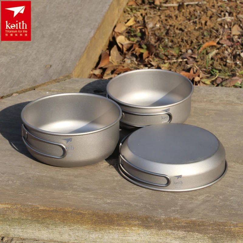 Keith 3PCS Titanium Cookware P - Camp Utensil Set ulasan dan harga