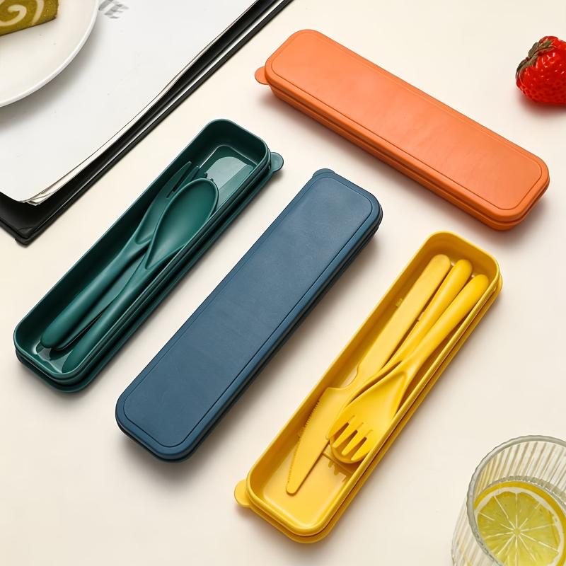 Wheat Straw Cutlery Set Knife  - Camp Utensil Set ulasan dan harga