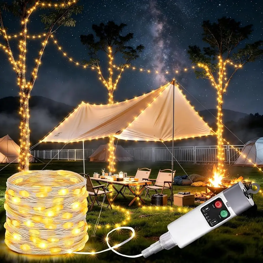 Camping String Lights, 66ft 20 - Outdoor Camping Lights String ulasan dan harga
