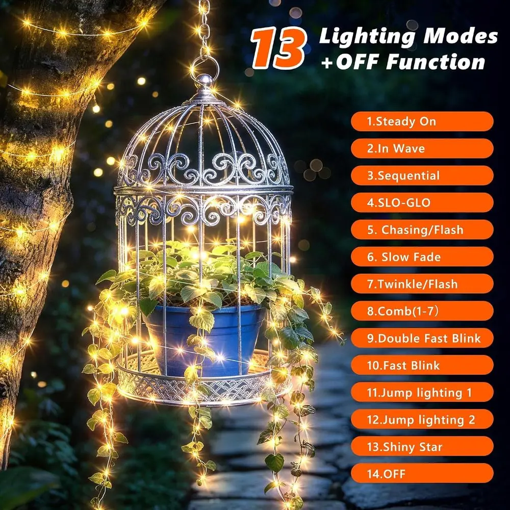 Camping String Lights, 66ft 20 - Outdoor Camping Lights String ulasan dan harga