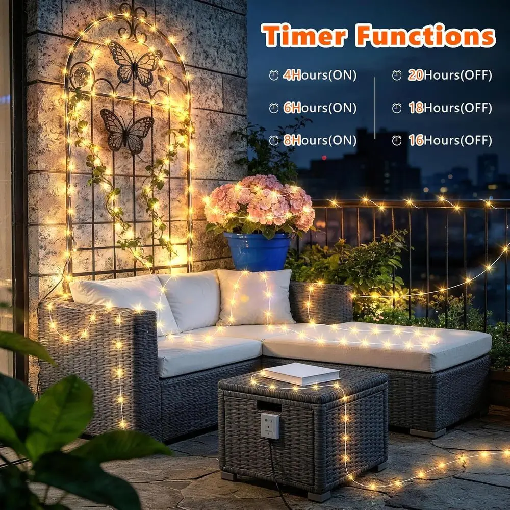 Camping String Lights, 66ft 20 - Outdoor Camping Lights String ulasan dan harga