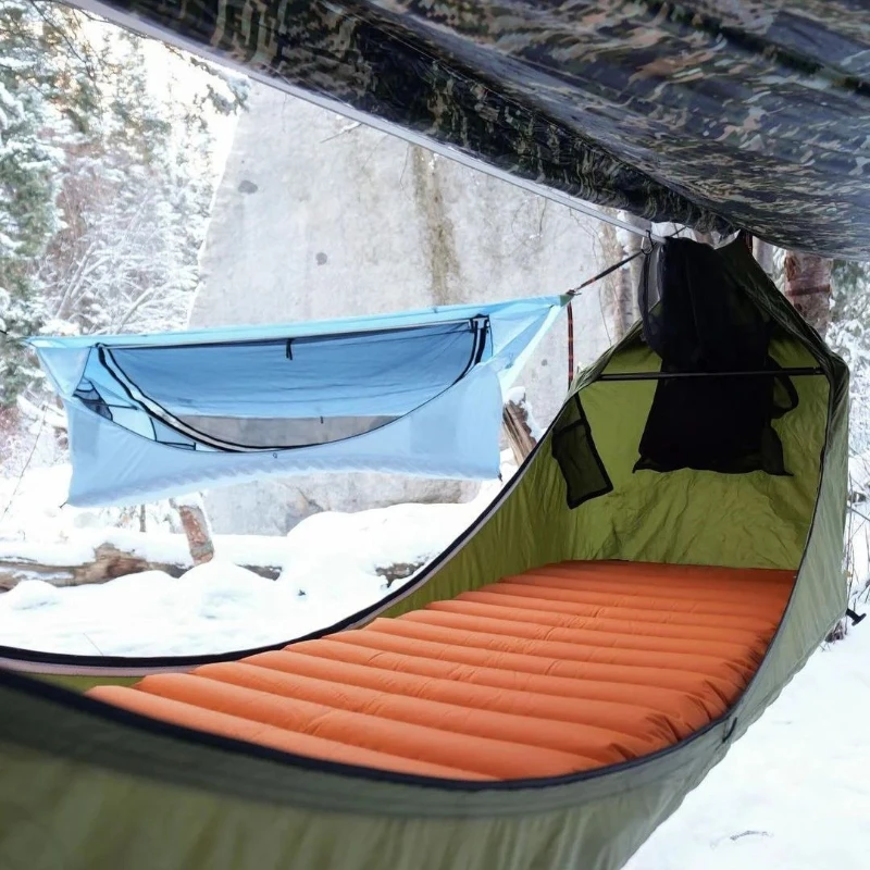 Zipper Type Mosquito Net Breat - Camping Hammock ulasan dan harga