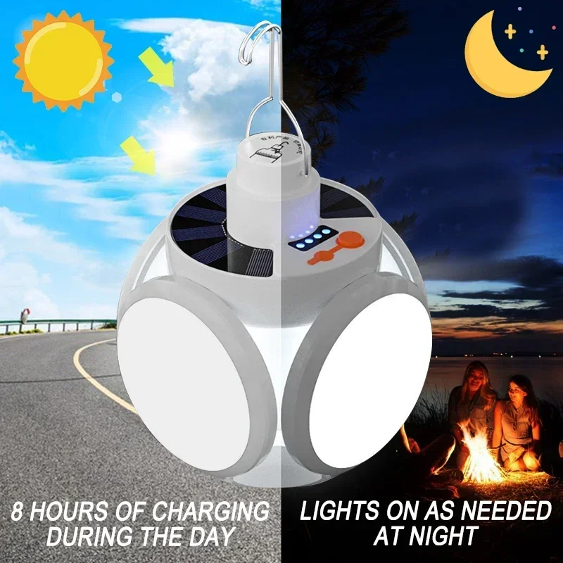 Solar Energy Camping Lamp 5 Mo - Camping Solar Lantern ulasan dan harga