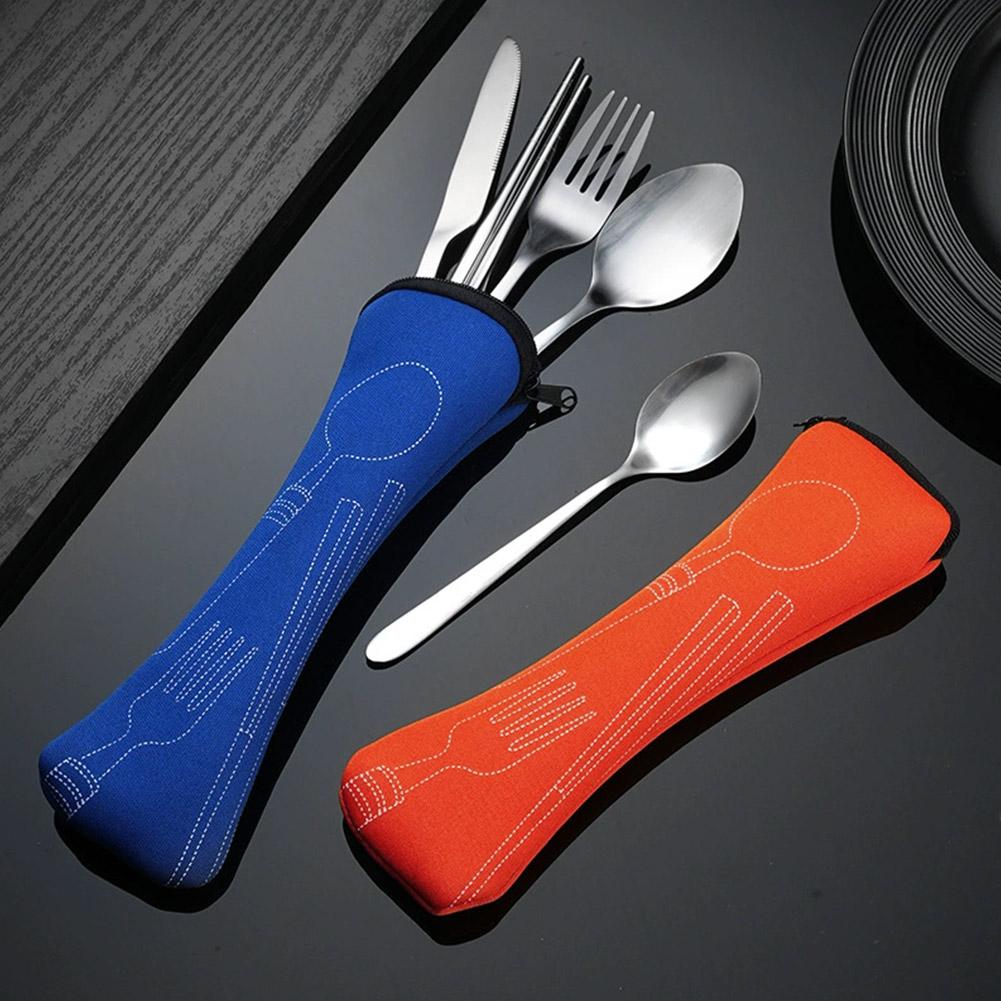 Picnic Set Tableware Washable  - Camp Utensil Set ulasan dan harga