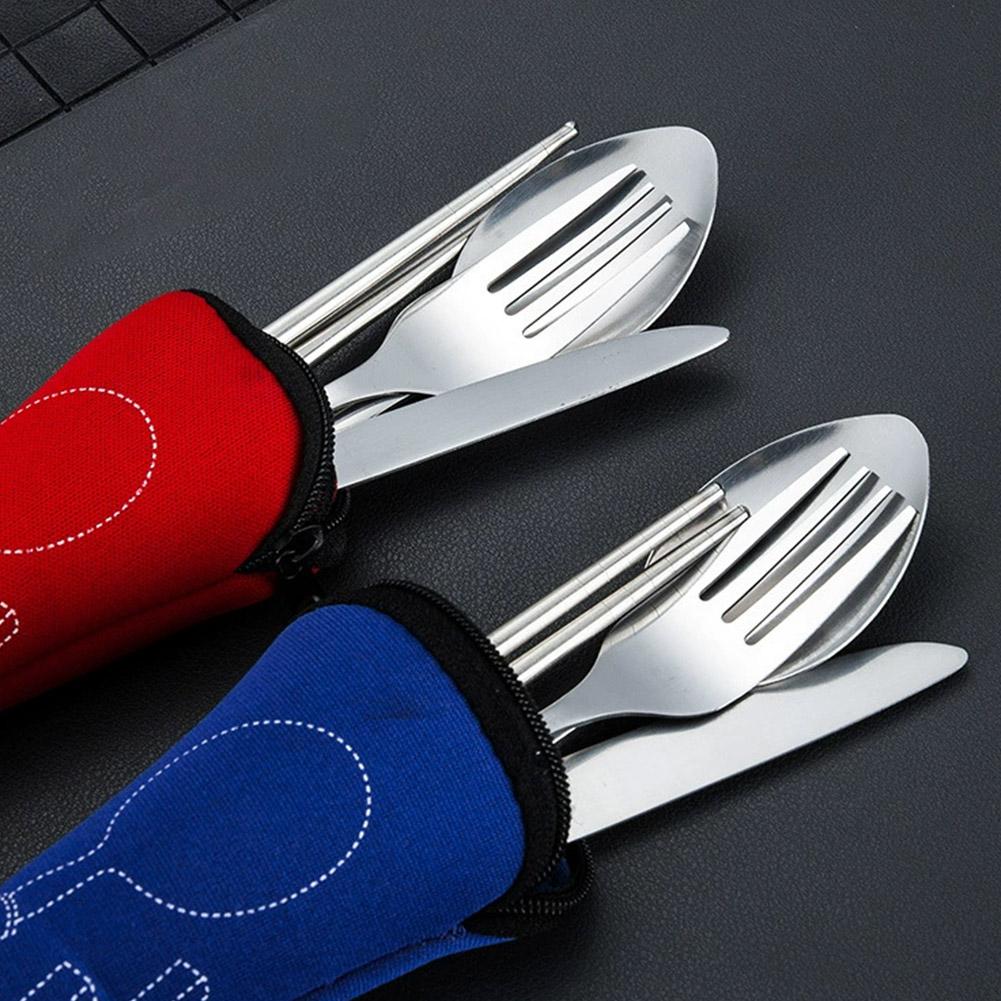 Picnic Set Tableware Washable  - Camp Utensil Set ulasan dan harga