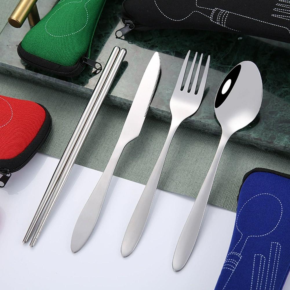 Picnic Set Tableware Washable  - Camp Utensil Set ulasan dan harga