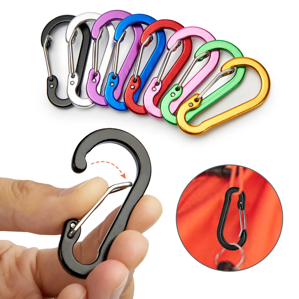 12PCS Carabiner Clip Set Touri - Camp Utensil Set ulasan dan harga