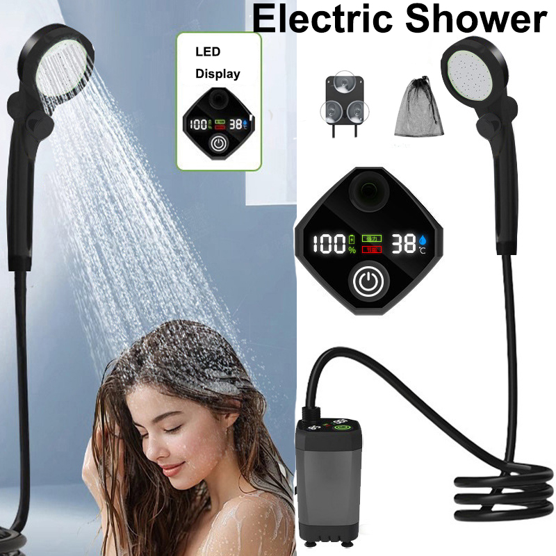 Outdoor Electric Shower Set LE - Outdoor Camping Shower ulasan dan harga