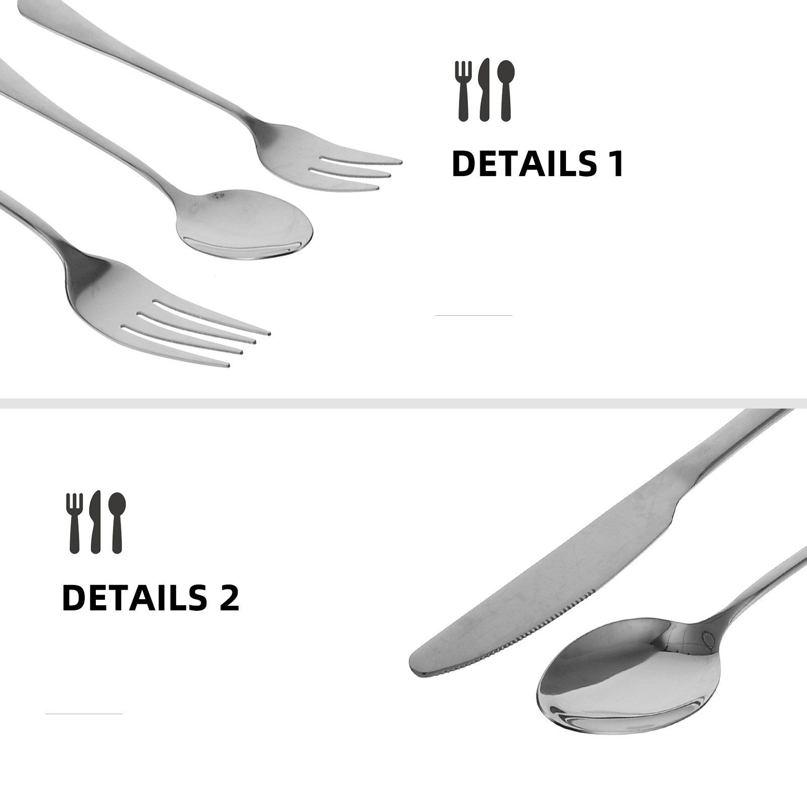 9Pcs Portable Stainless Steel  - Camp Utensil Set ulasan dan harga