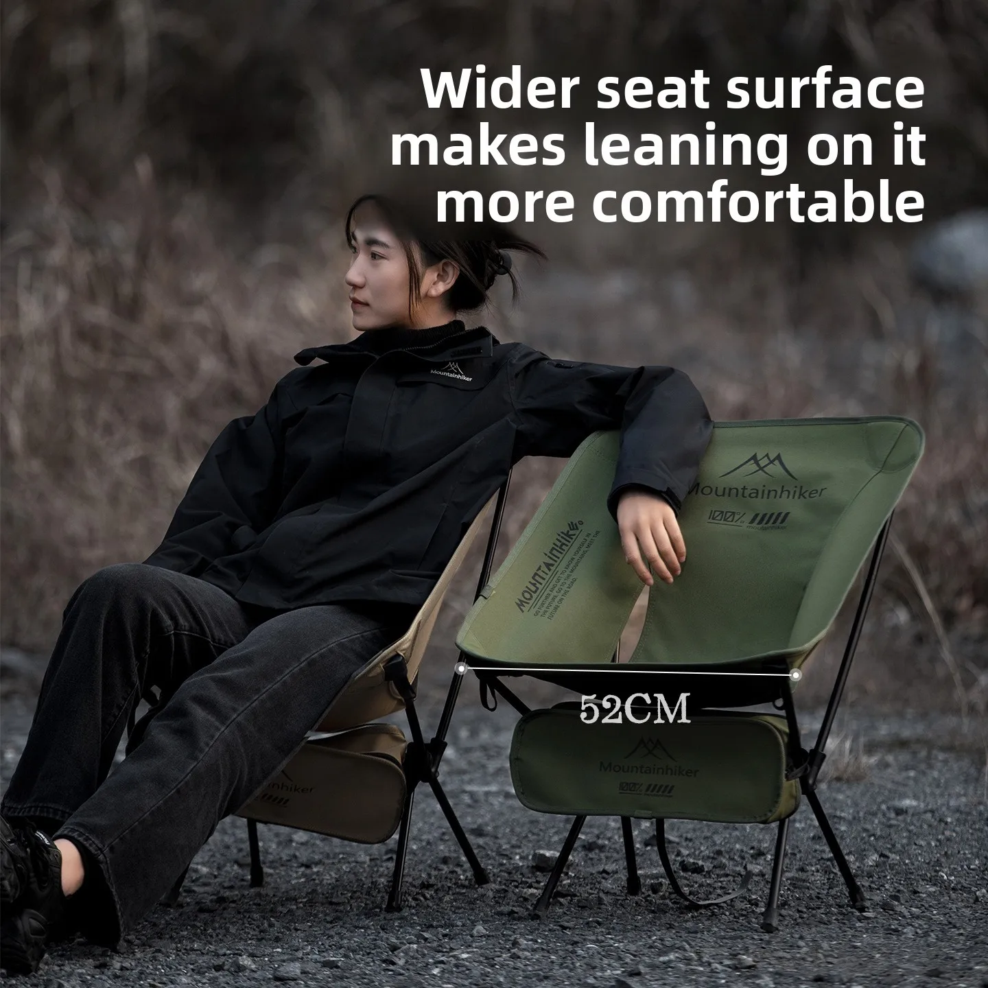 MOUNTAINHIKER Ultra Light Port - Outdoor Camping Recliner Chairs ulasan dan harga