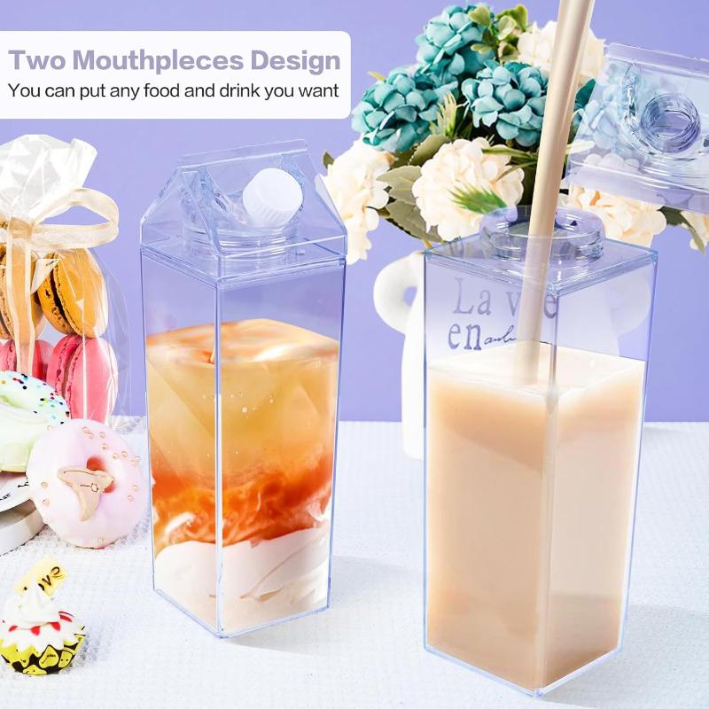 750ML Transparent Milk Bottle  - Outdoor Camping Storage Box ulasan dan harga
