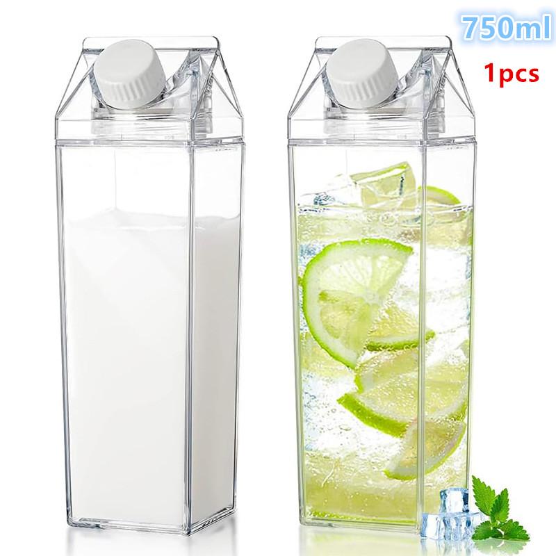 750ML Transparent Milk Bottle  - Outdoor Camping Storage Box ulasan dan harga
