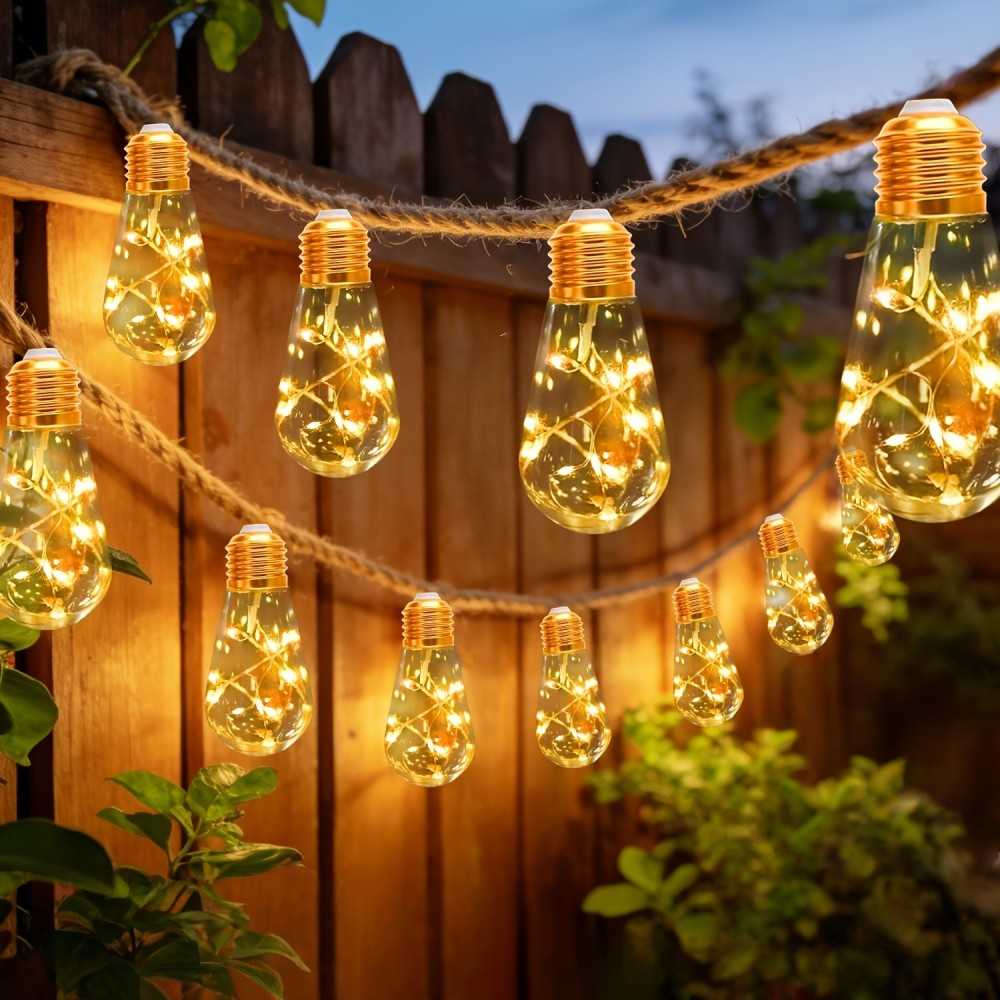 10/20LED Outdoor Solar Light S - Outdoor Camping Lights String ulasan dan harga