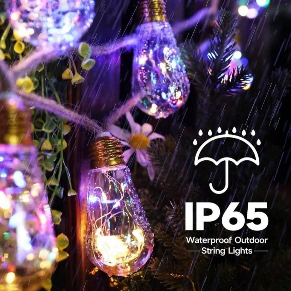 10/20LED Outdoor Solar Light S - Outdoor Camping Lights String ulasan dan harga