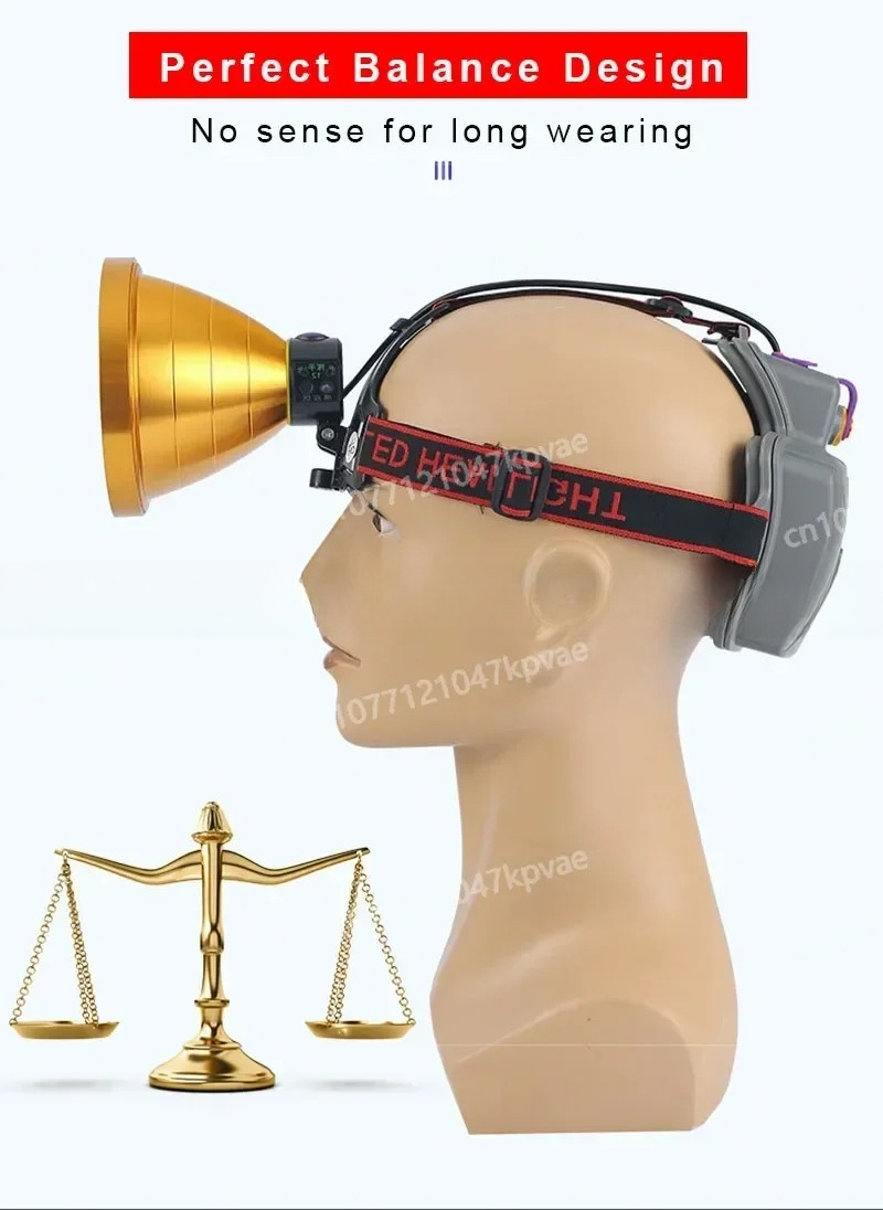 P90 Induction Head Flashlight  - Outdoor Camping Gear ulasan dan harga