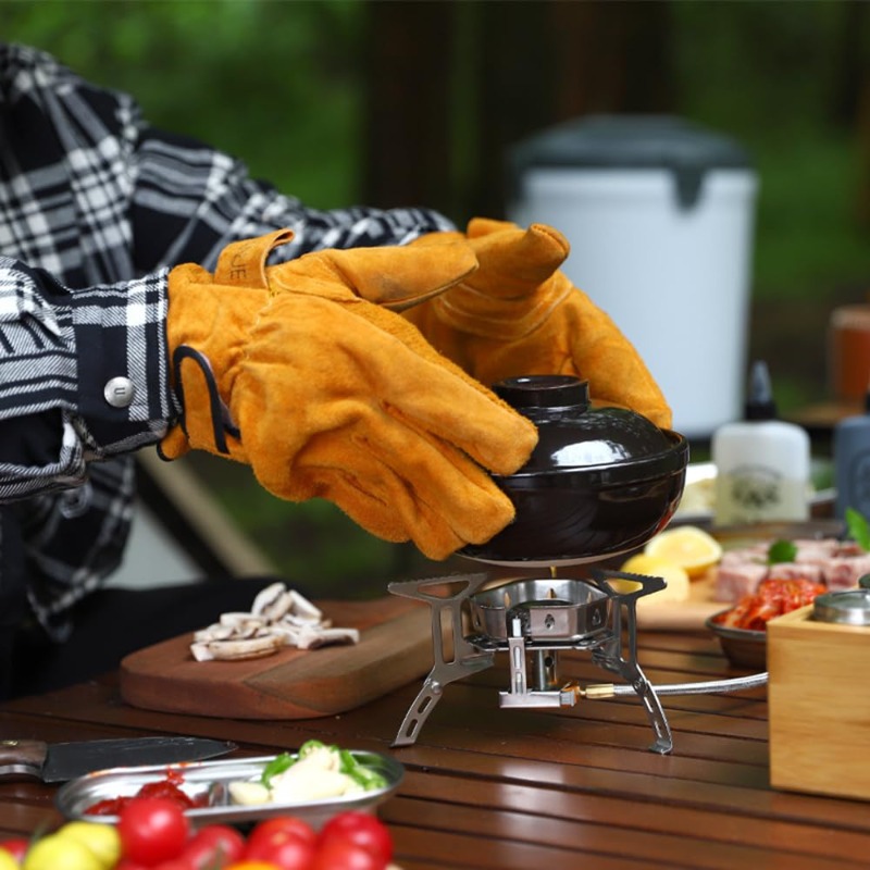 Outdoor BBQ Grilling Heatproof - Outdoor Camping Gear ulasan dan harga