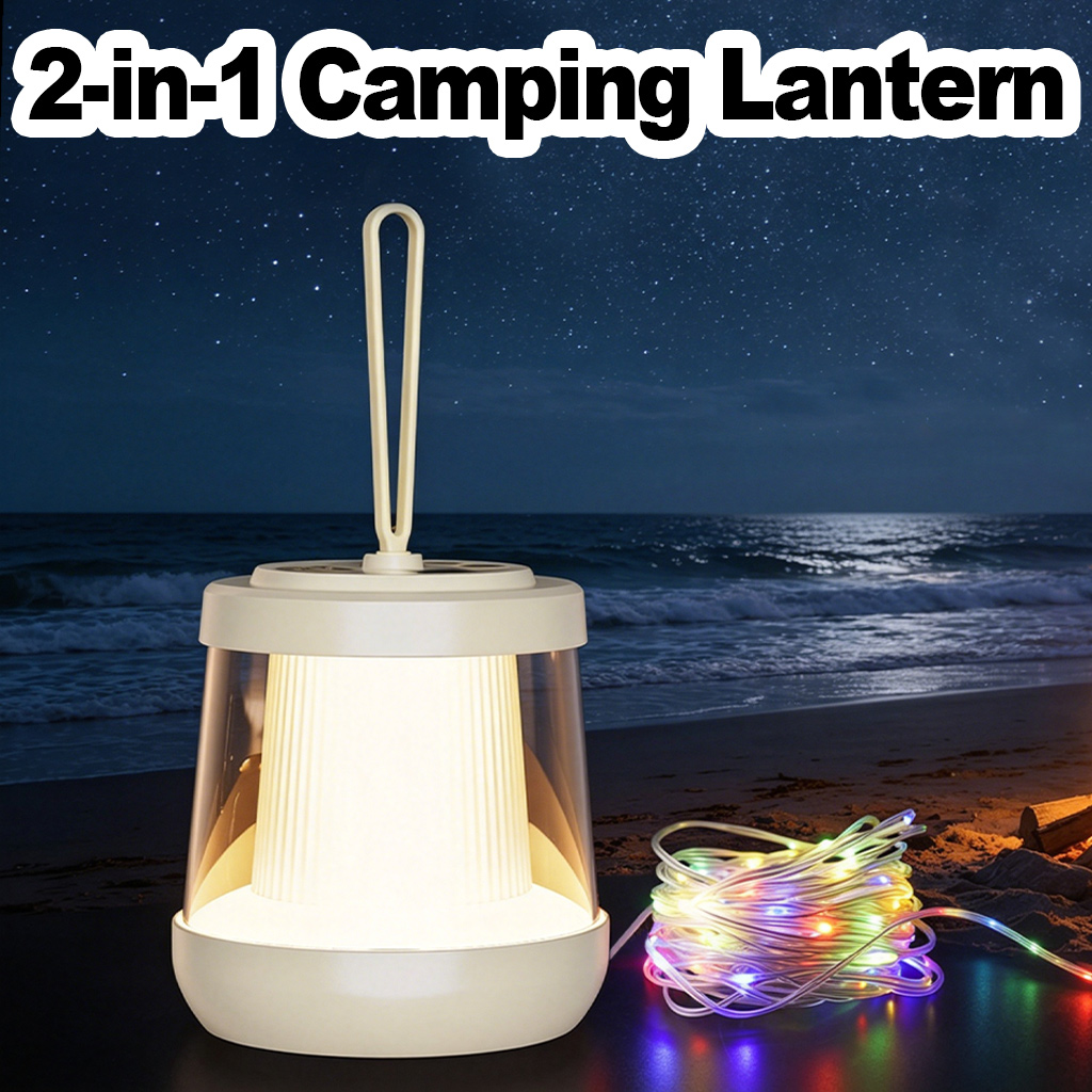 2-in-1 Camping Lantern & Strin - Outdoor Camping Lights String ulasan dan harga