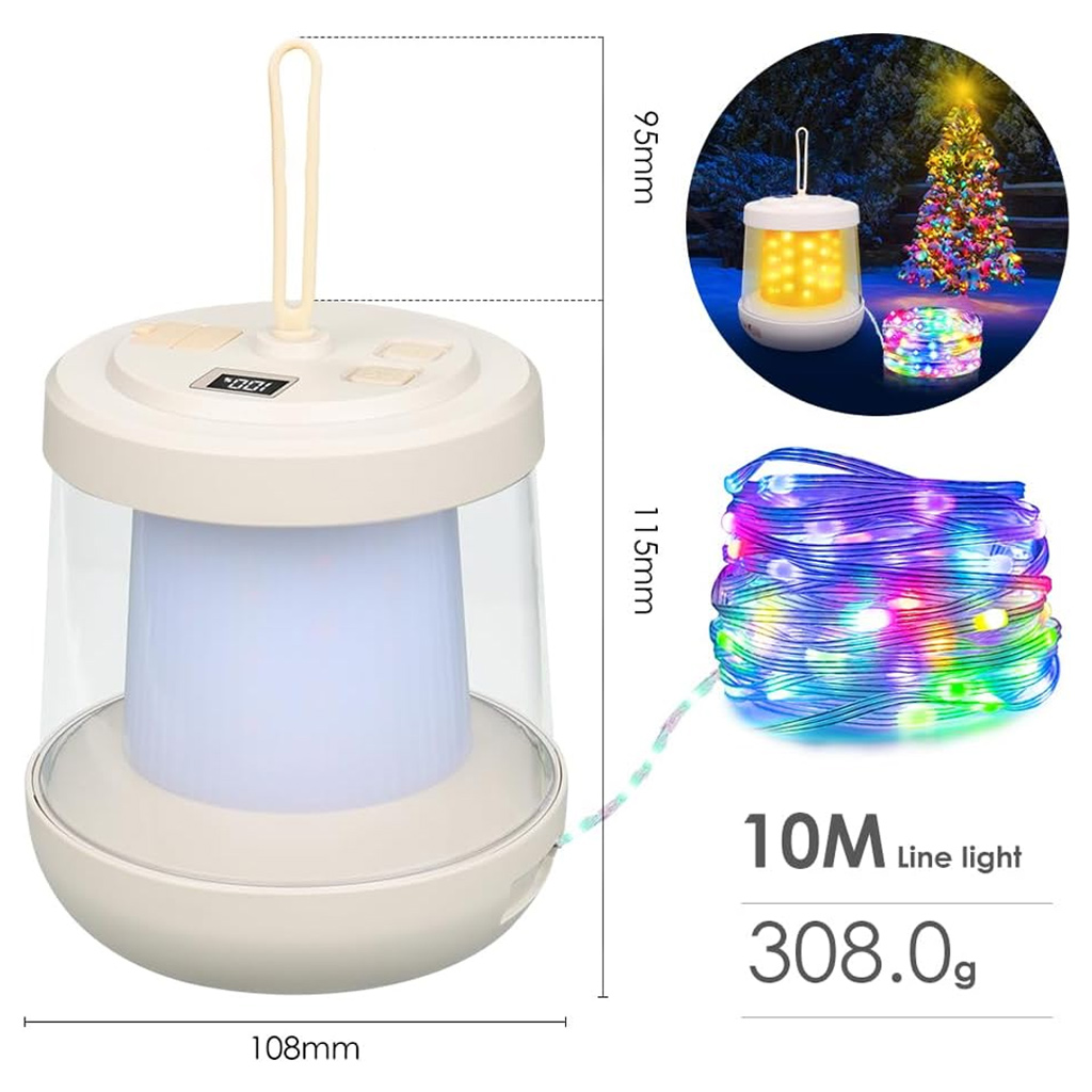 2-in-1 Camping Lantern & Strin - Outdoor Camping Lights String ulasan dan harga