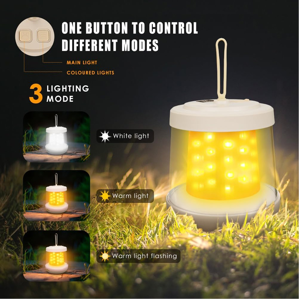 2-in-1 Camping Lantern & Strin - Outdoor Camping Lights String ulasan dan harga
