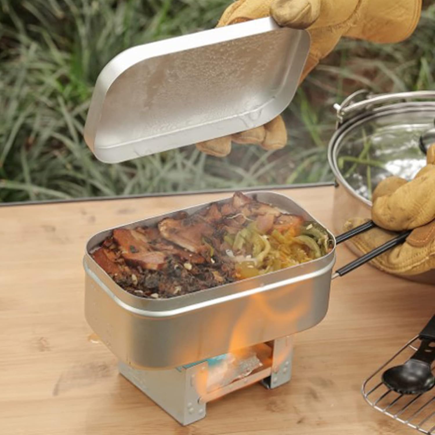Foldable Bento Box Handle, Lun - Camp Utensil Set ulasan dan harga