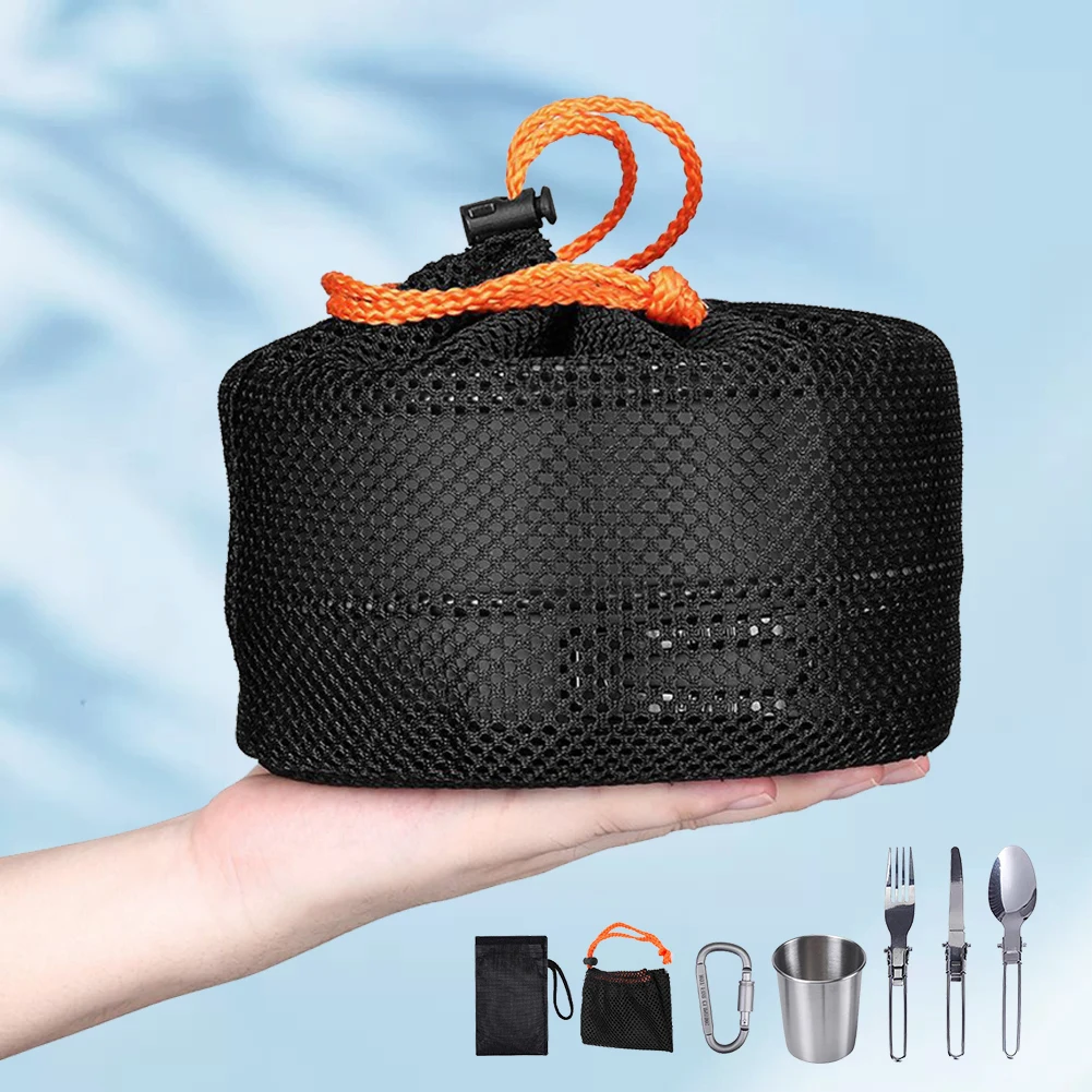 Camping Cookware Kit Kettle Po - Camp Utensil Set ulasan dan harga