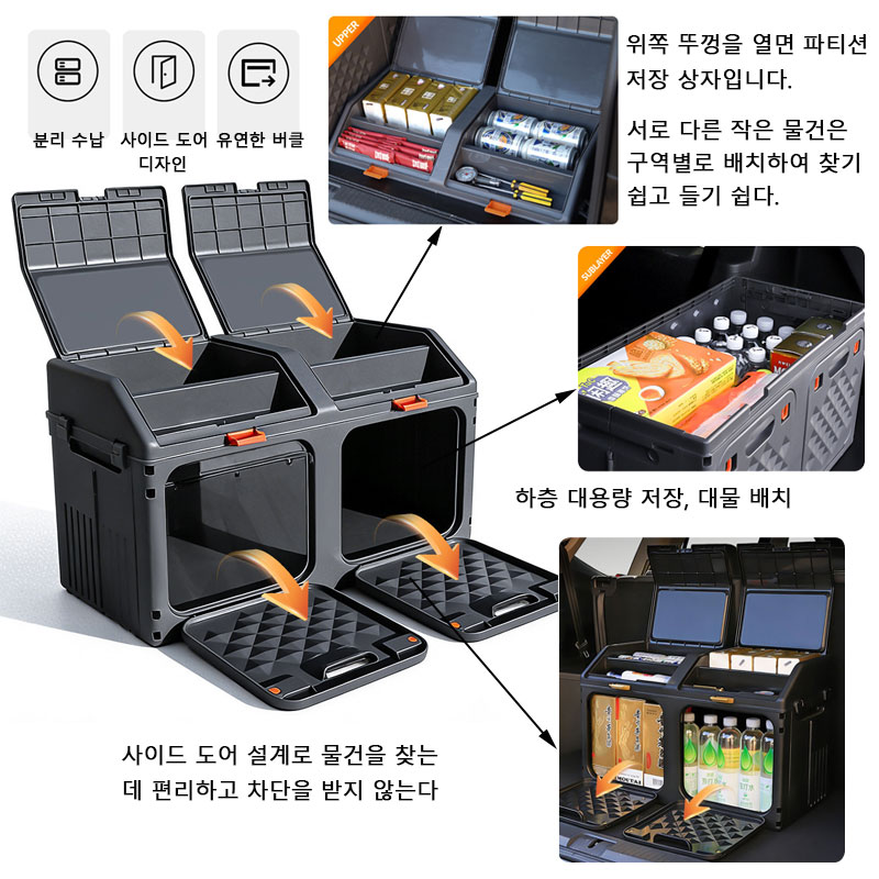 Upgraded Sloping Car Trunk Sto - Outdoor Camping Storage Box ulasan dan harga